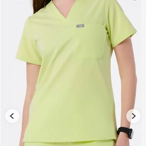 Women’s XS Figs scrub set. Color- Sea mist